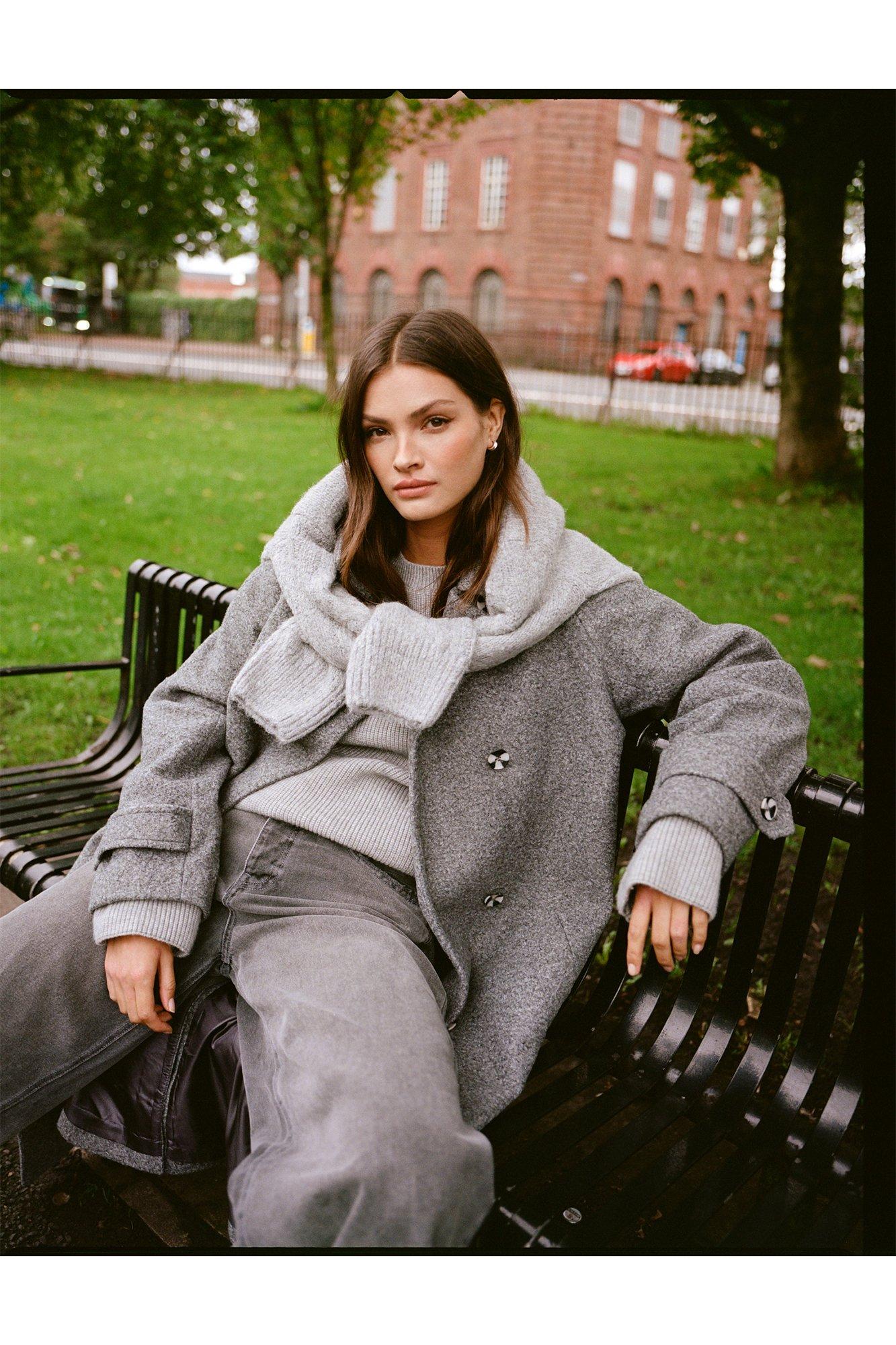 Grey 2024 marl coat